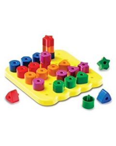 Stacking Shapes Pegboard Activity Set